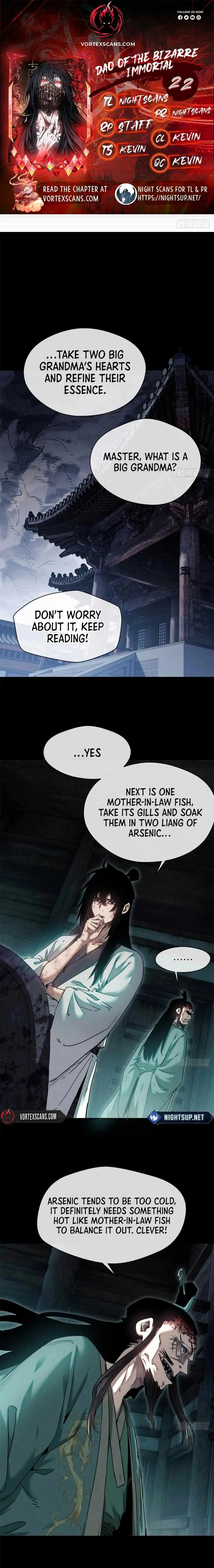 Dao of the Bizarre Immortal Chapter 22 page 1