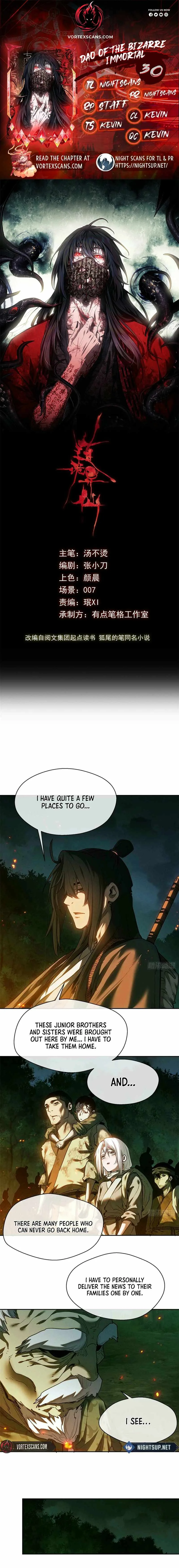 Dao of the Bizarre Immortal Chapter 30 page 1