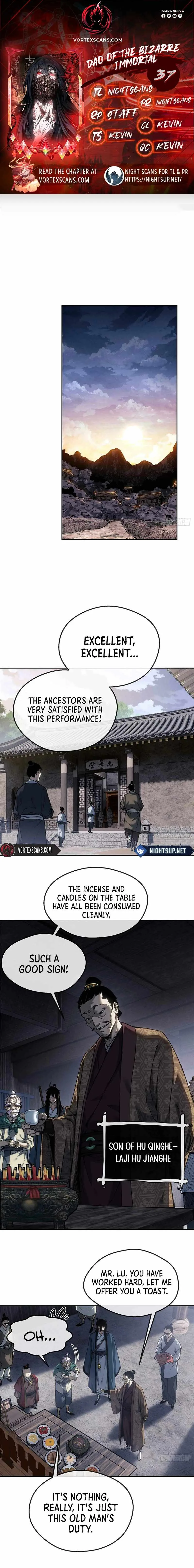 Dao of the Bizarre Immortal Chapter 37 page 1