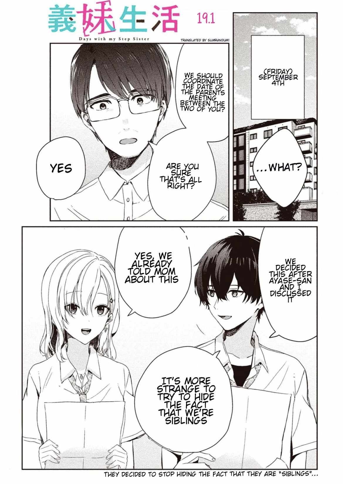 Days with my Step Sister Chapter 19.1 page 1