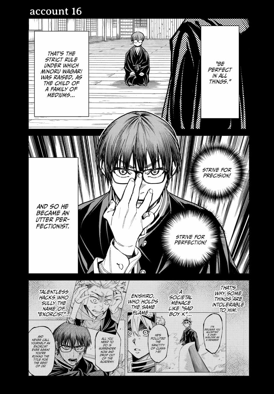 Dead account Chapter 16 page 1