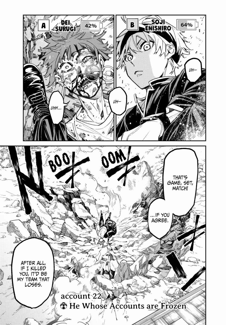 Dead account Chapter 22 page 1