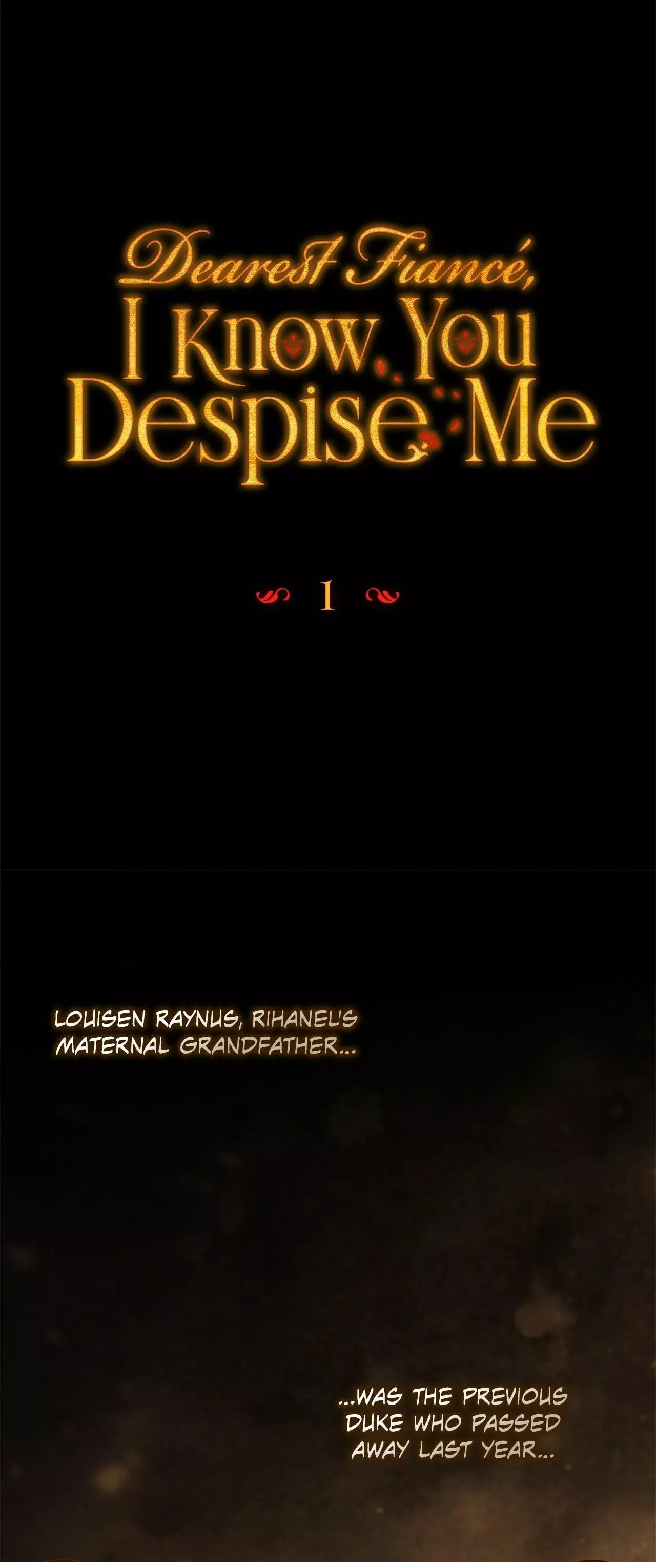 Dearest Fiancé, I Know You Despise Me Chapter 1 page 11