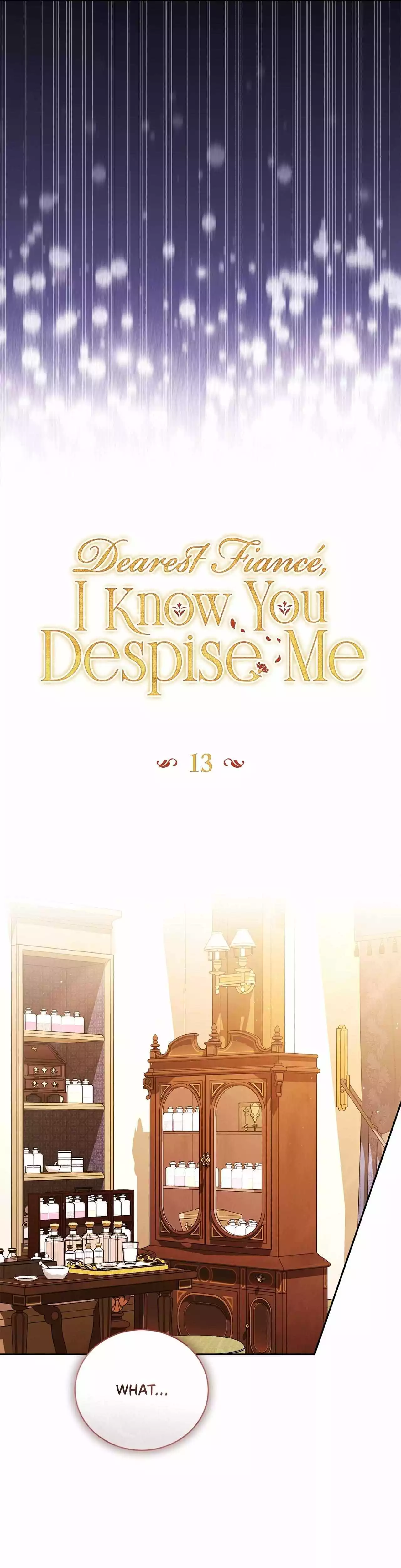 Dearest Fiancé, I Know You Despise Me Chapter 13 page 8