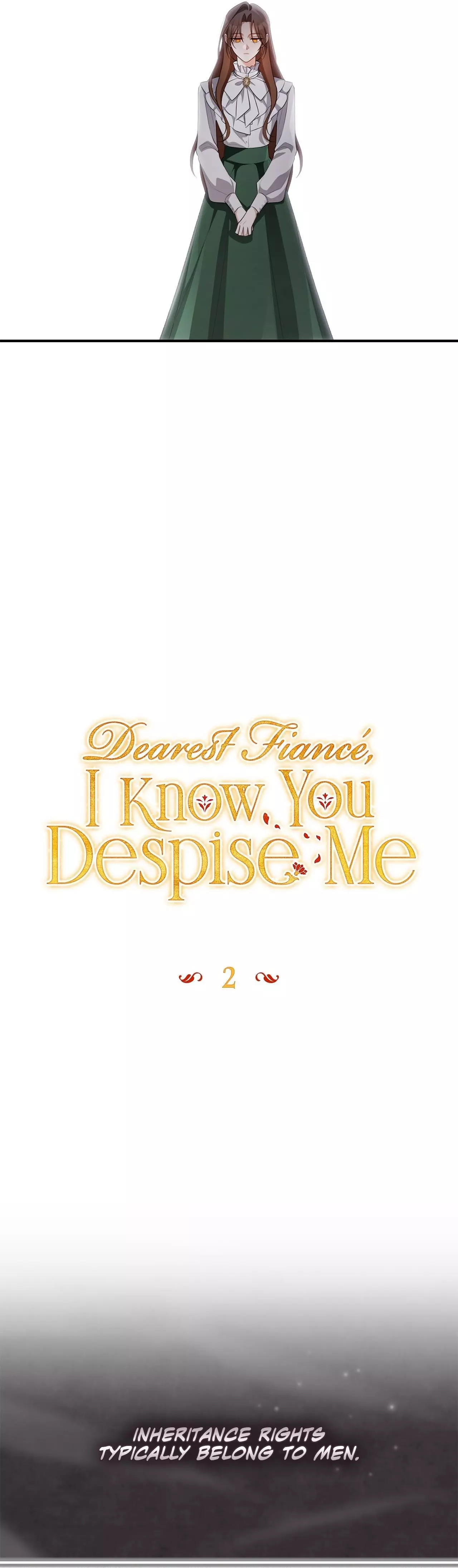 Dearest Fiancé, I Know You Despise Me Chapter 2 page 23