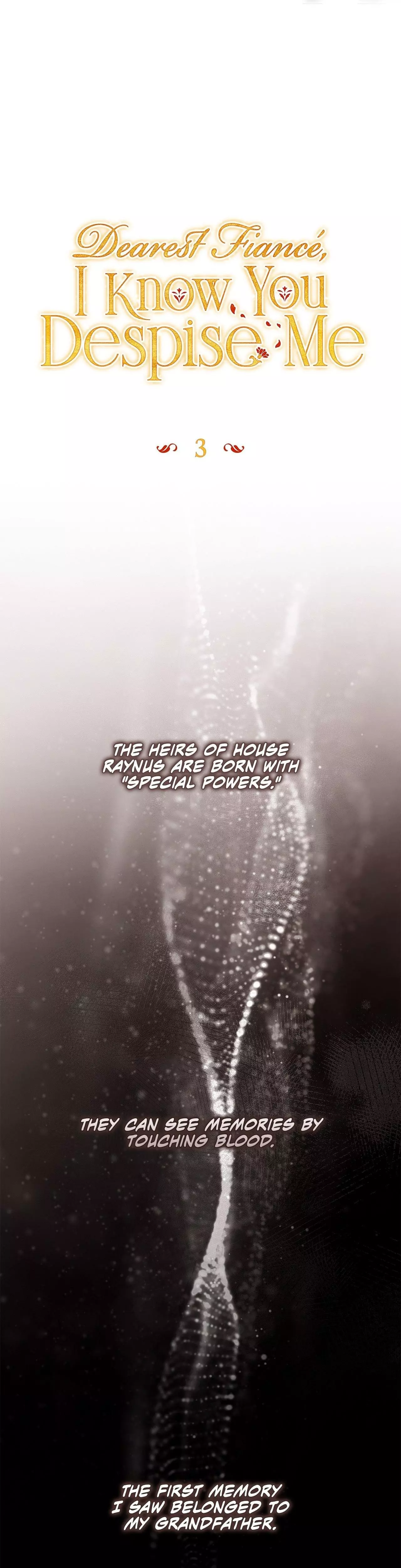 Dearest Fiancé, I Know You Despise Me Chapter 3 page 7