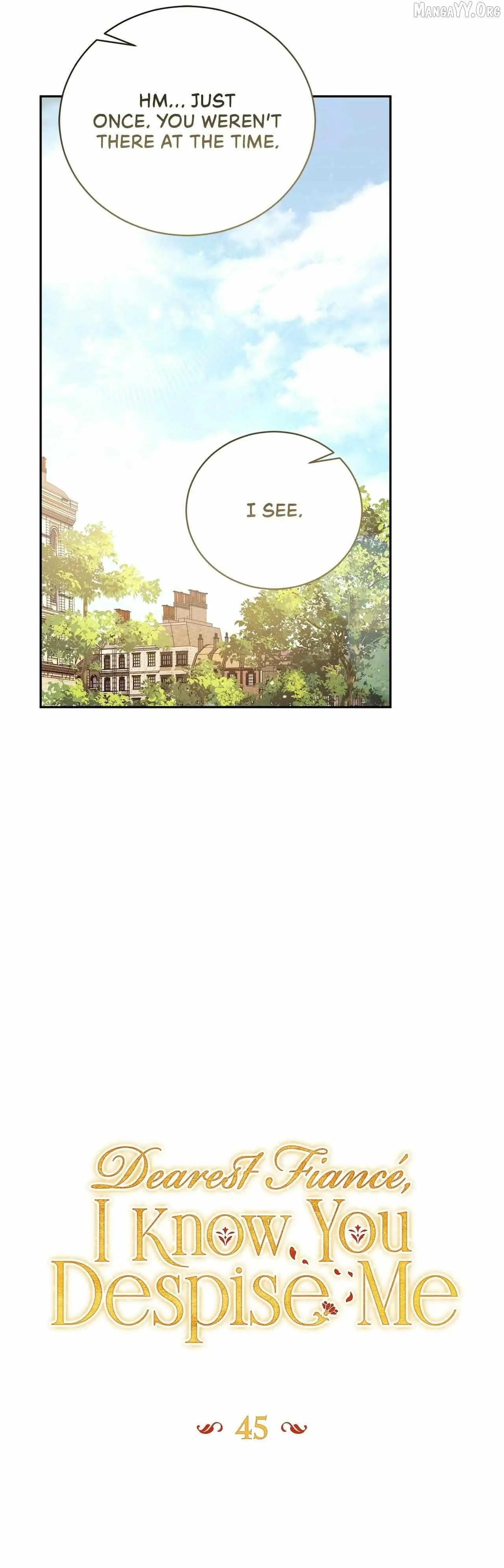 Dearest Fiancé, I Know You Despise Me Chapter 45 page 5