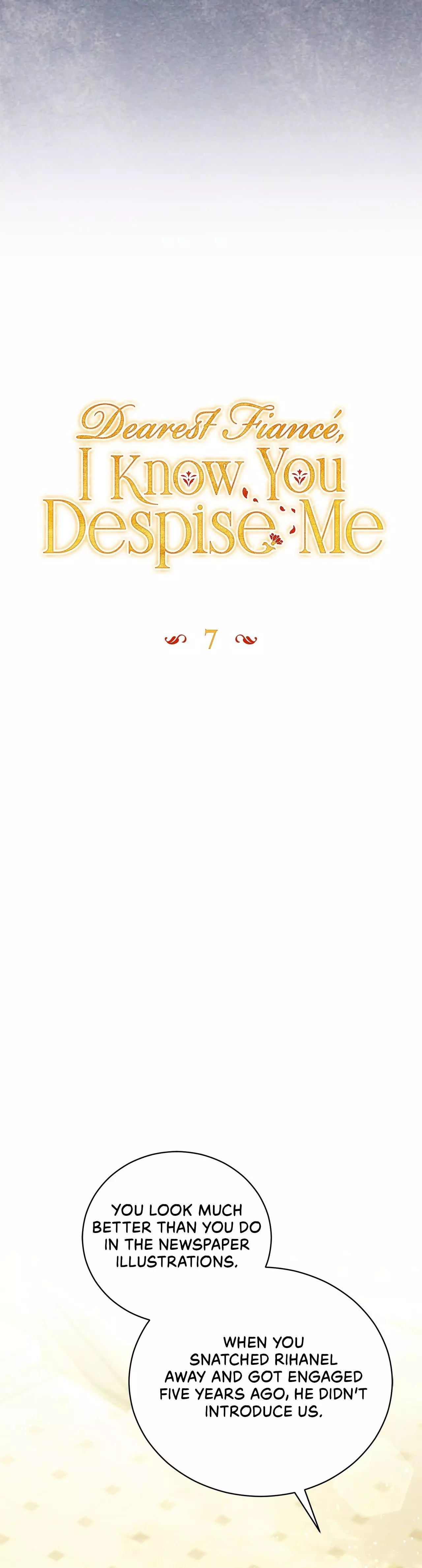 Dearest Fiancé, I Know You Despise Me Chapter 7 page 21