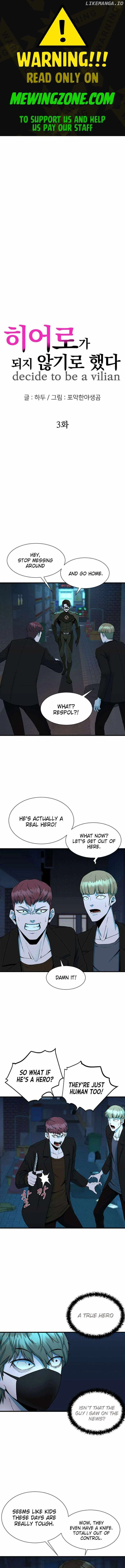 Decide to Be a Villain Chapter 3 page 1