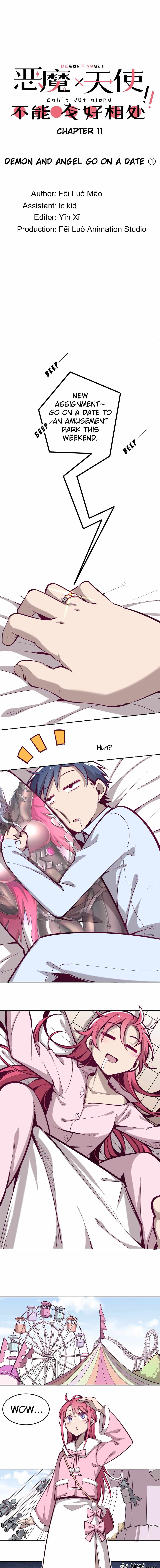 Demon X Angel, Can’t Get Along! Chapter 11 page 1