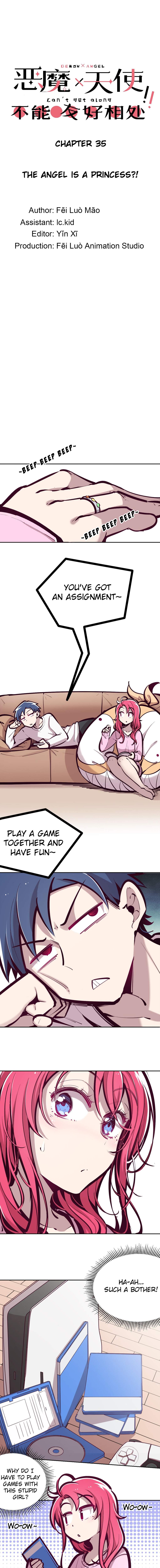 Demon X Angel, Can’t Get Along! Chapter 35 page 1