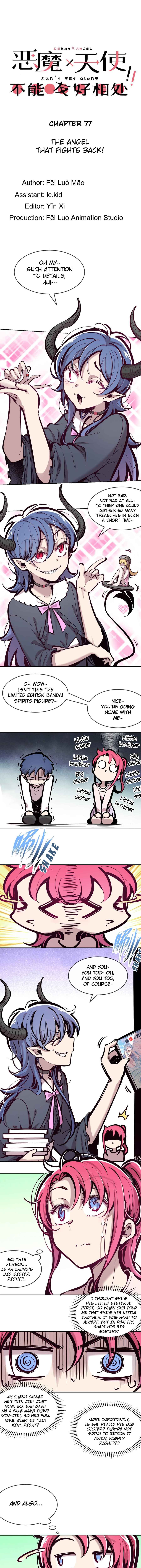 Demon X Angel, Can’t Get Along! Chapter 77 page 1
