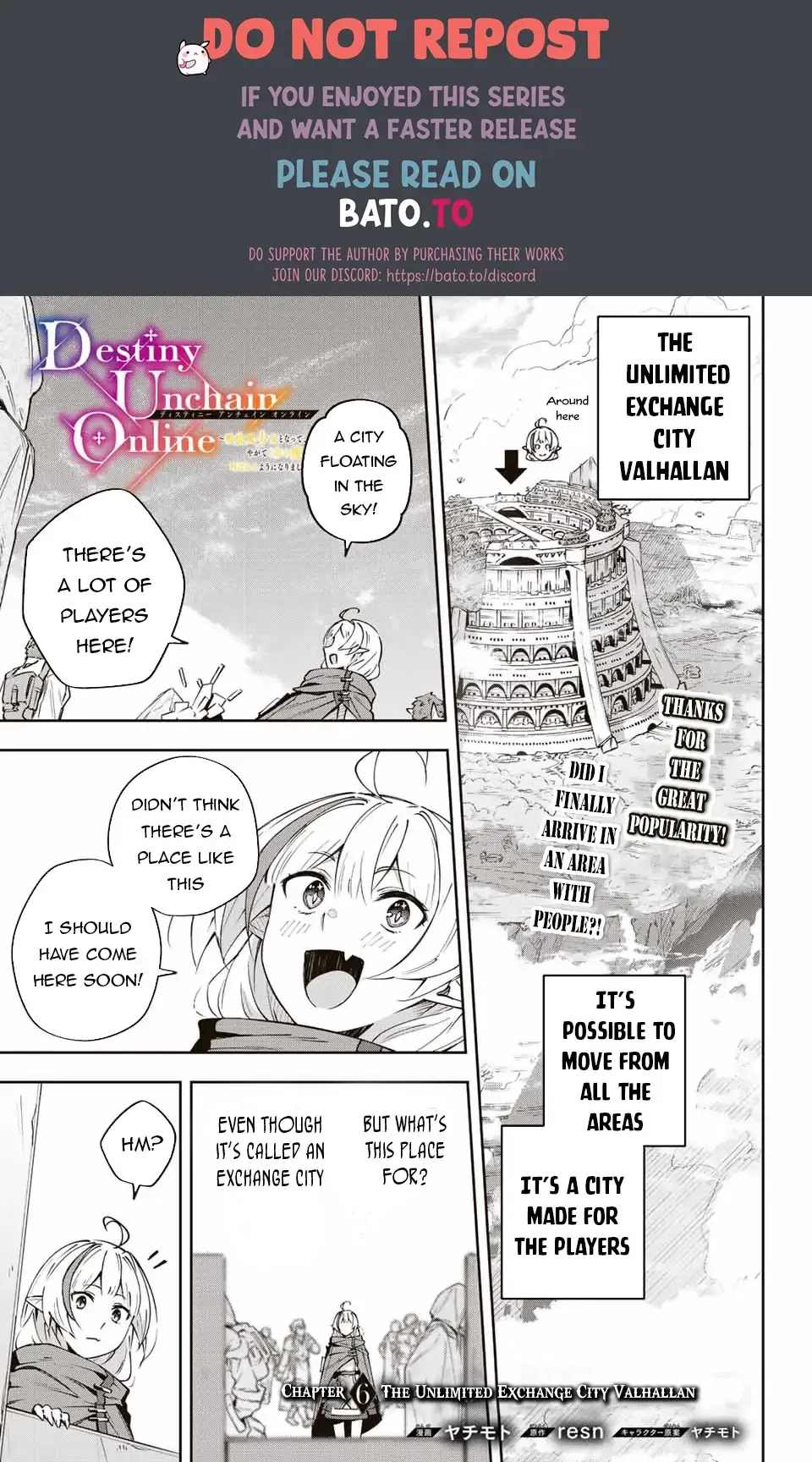 Destiny Unchain Online Chapter 6 page 1