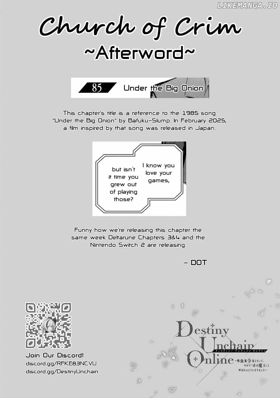 Destiny Unchain Online Chapter 85 page 18