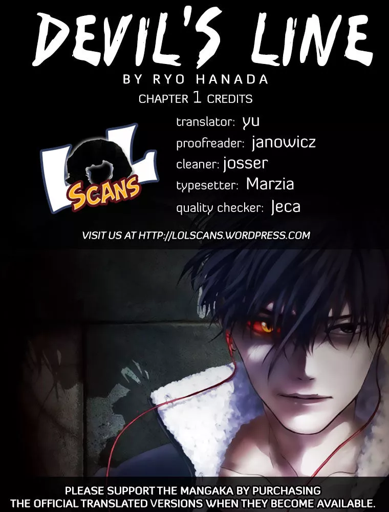 Devils Line Chapter 1 page 1