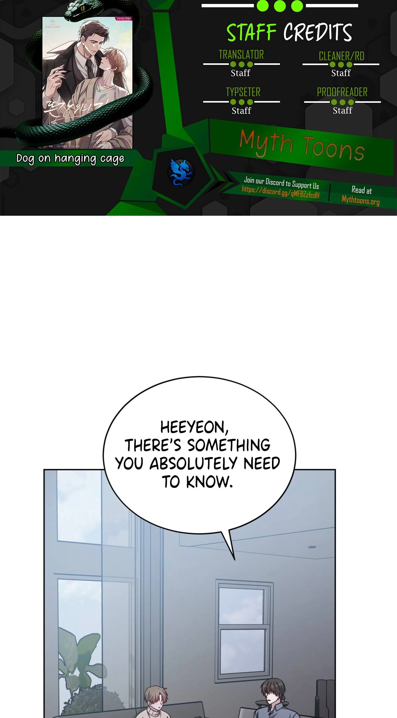 Dog on the Hanging Cage Chapter 21 page 1