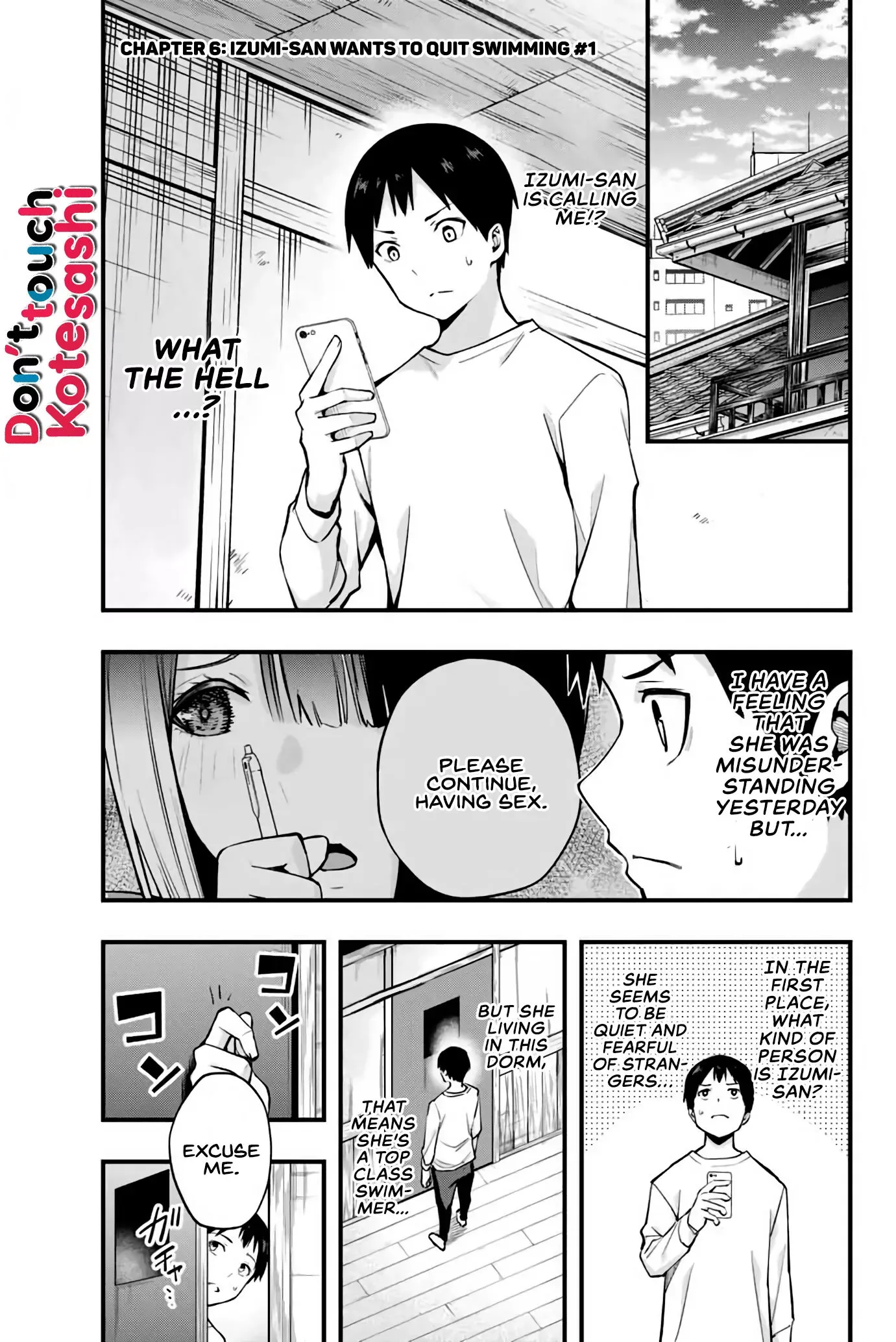 Don't touch Kotesashi Chapter 6 page 2