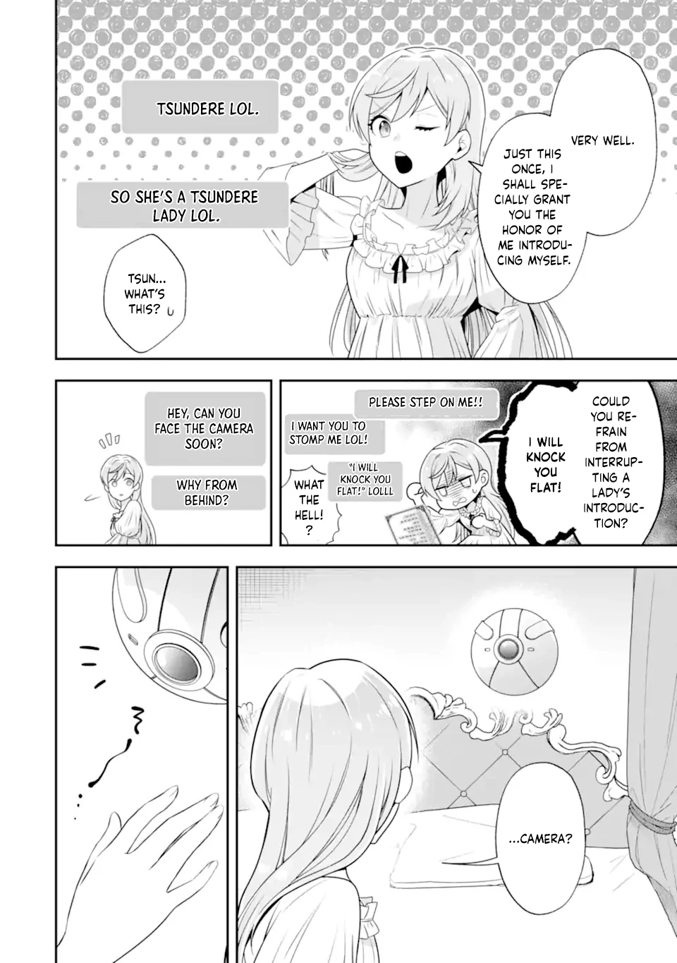 Doom-Stream Villainess with Loyal Viewers. Chapter 1 page 9