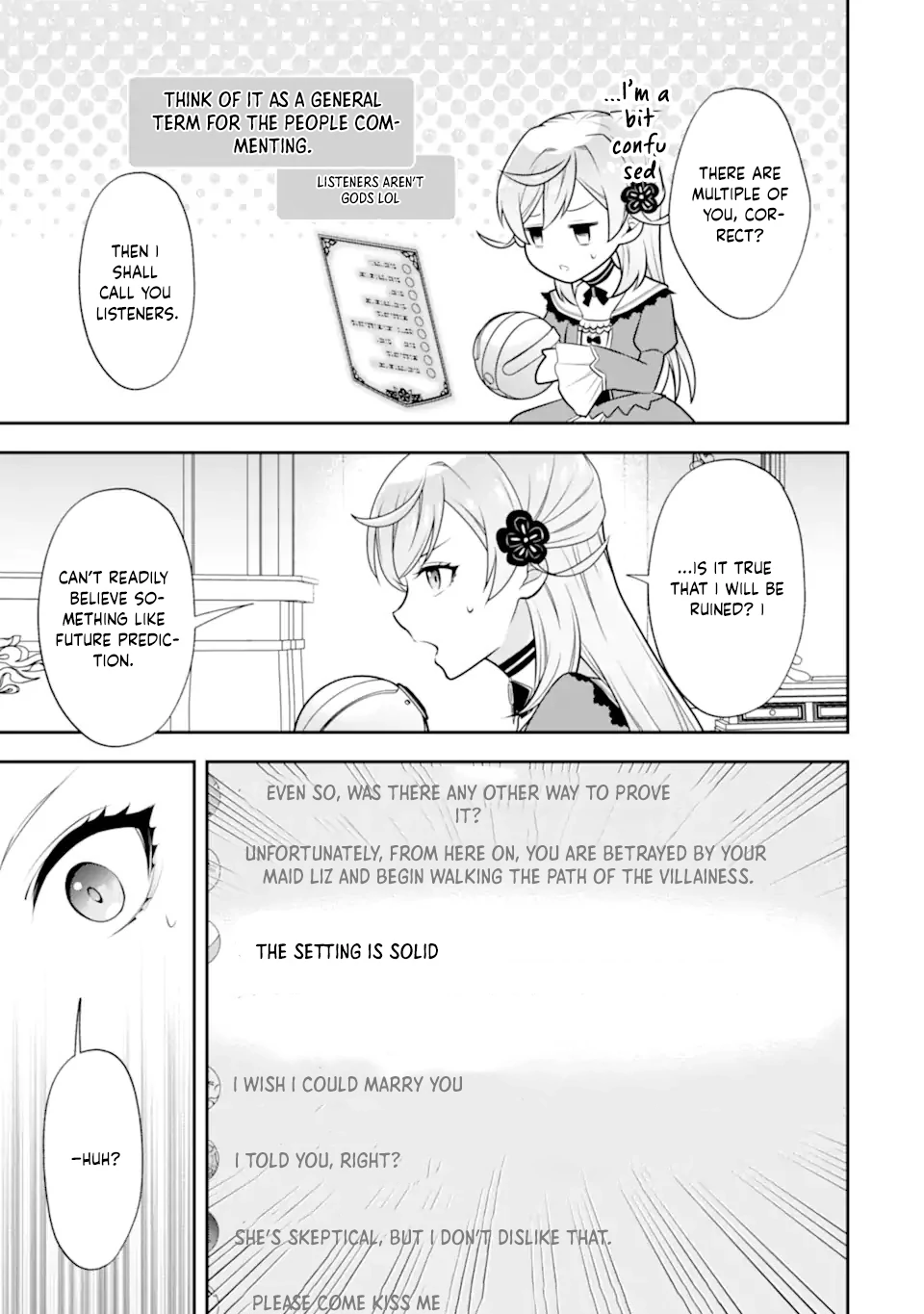 Doom-Stream Villainess with Loyal Viewers. Chapter 1 page 24