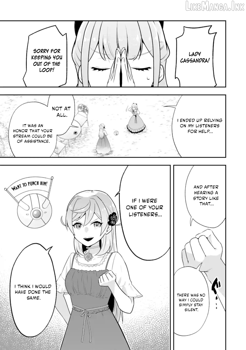Doom-Stream Villainess with Loyal Viewers. Chapter 10.1 page 11
