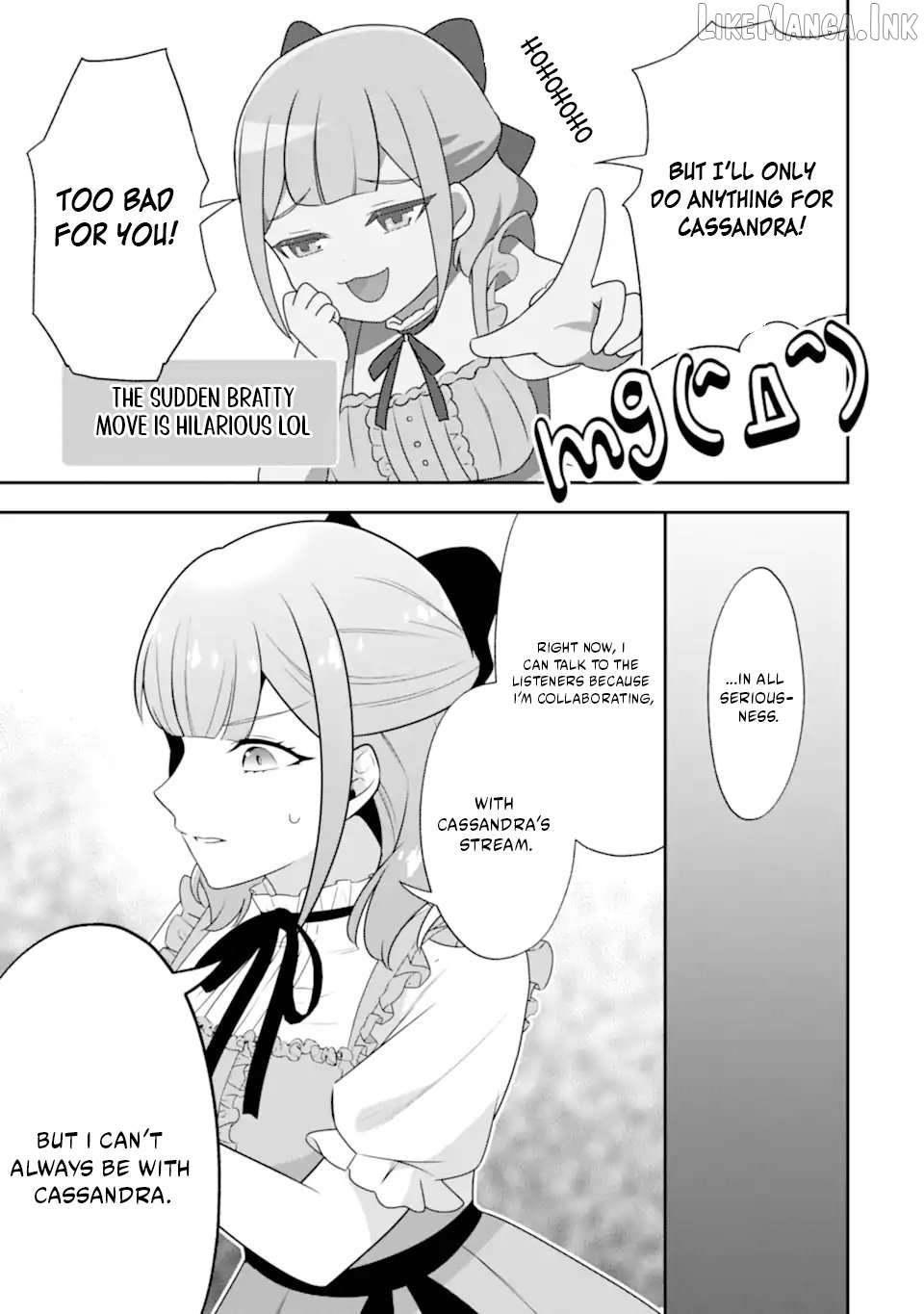 Doom-Stream Villainess with Loyal Viewers. Chapter 10.3 page 4