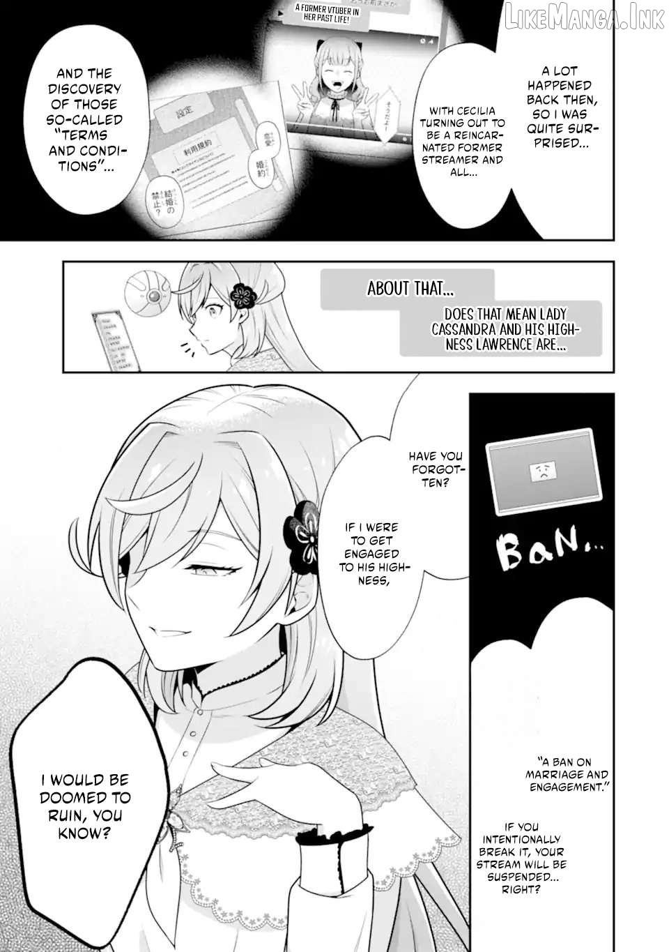 Doom-Stream Villainess with Loyal Viewers. Chapter 11.1 page 5
