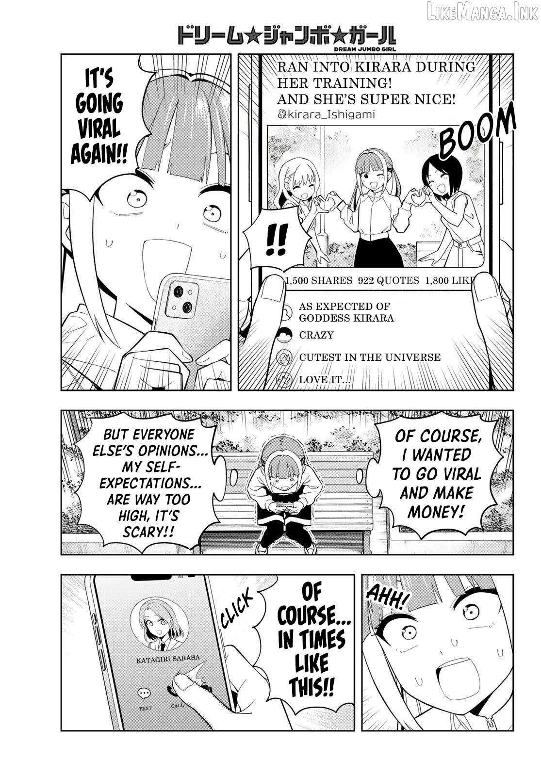 Dream⭐︎Jumbo⭐︎Girl Chapter 50 page 6