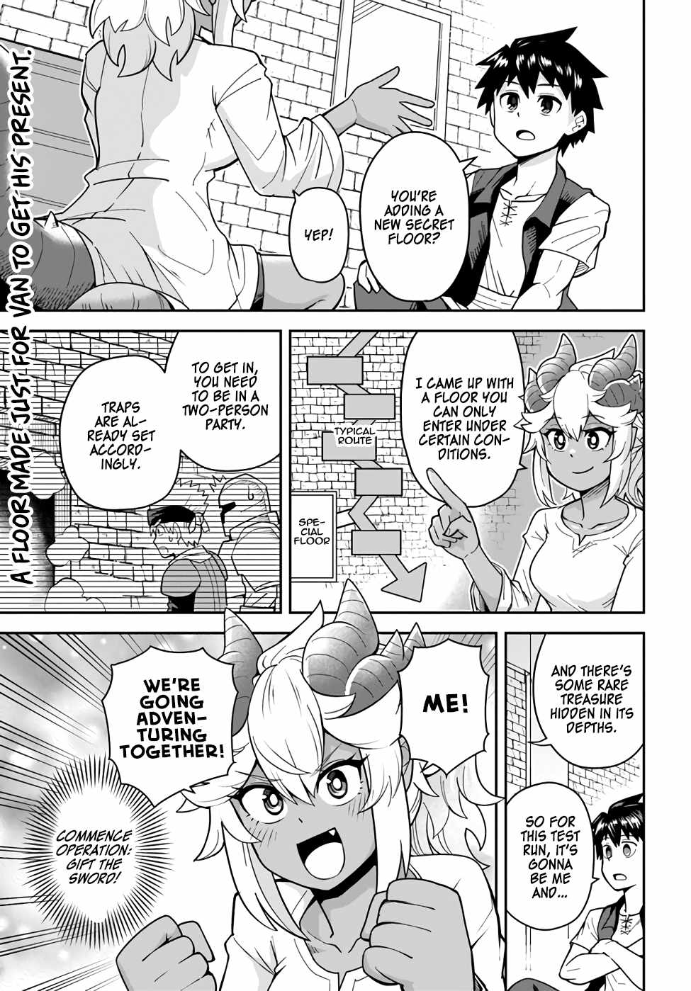 Dungeon no Osananajimi Chapter 33.1 page 1
