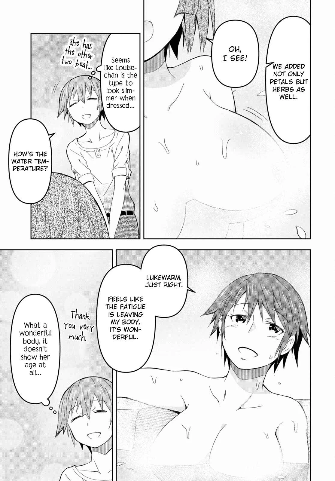 Dungeon Tou de Yadoya wo Yarou! Souzou Mahou wo Moratta Ore no Hosoude Hanjouki Chapter 13 page 21