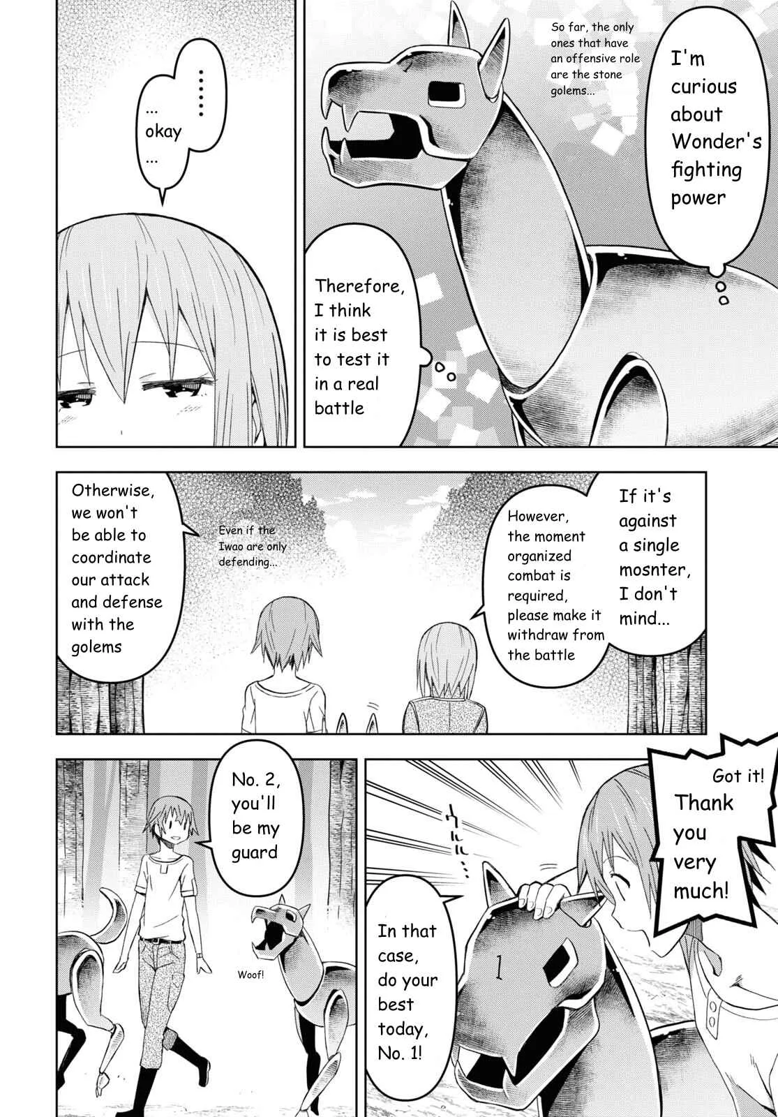 Dungeon Tou de Yadoya wo Yarou! Souzou Mahou wo Moratta Ore no Hosoude Hanjouki Chapter 21 page 14