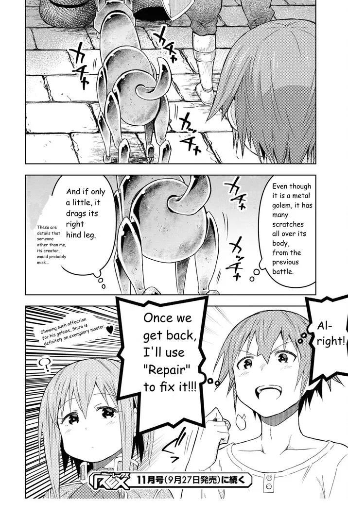 Dungeon Tou de Yadoya wo Yarou! Souzou Mahou wo Moratta Ore no Hosoude Hanjouki Chapter 21 page 28