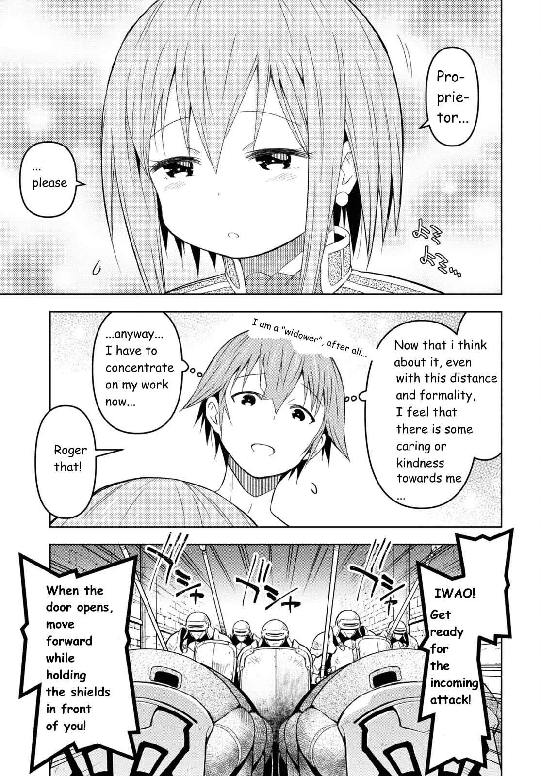Dungeon Tou de Yadoya wo Yarou! Souzou Mahou wo Moratta Ore no Hosoude Hanjouki Chapter 21 page 19