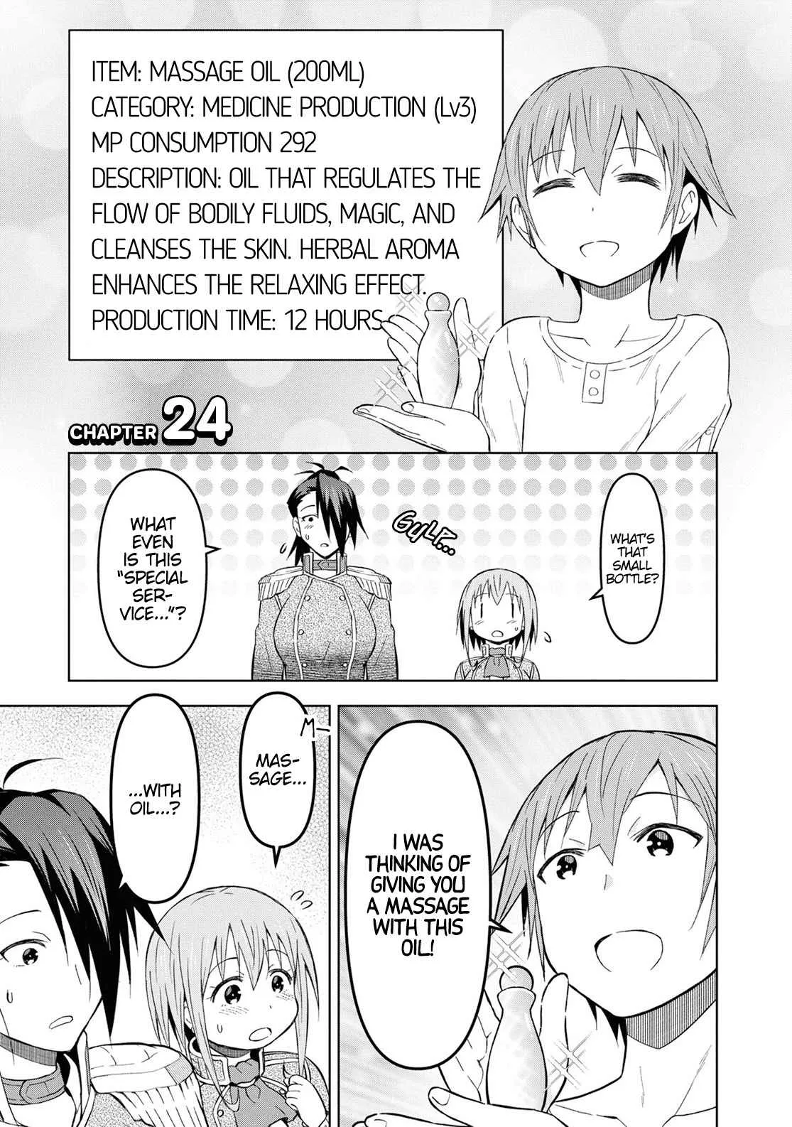 Dungeon Tou de Yadoya wo Yarou! Souzou Mahou wo Moratta Ore no Hosoude Hanjouki Chapter 24 page 1