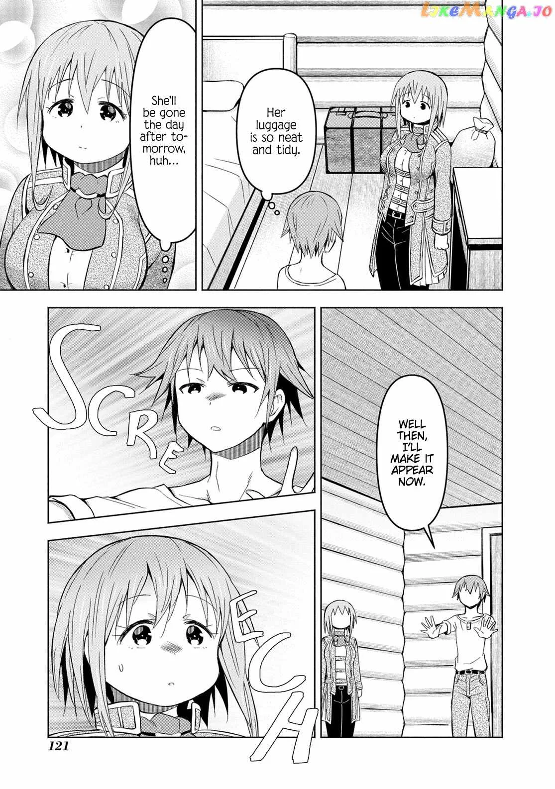 Dungeon Tou de Yadoya wo Yarou! Souzou Mahou wo Moratta Ore no Hosoude Hanjouki Chapter 28 page 27