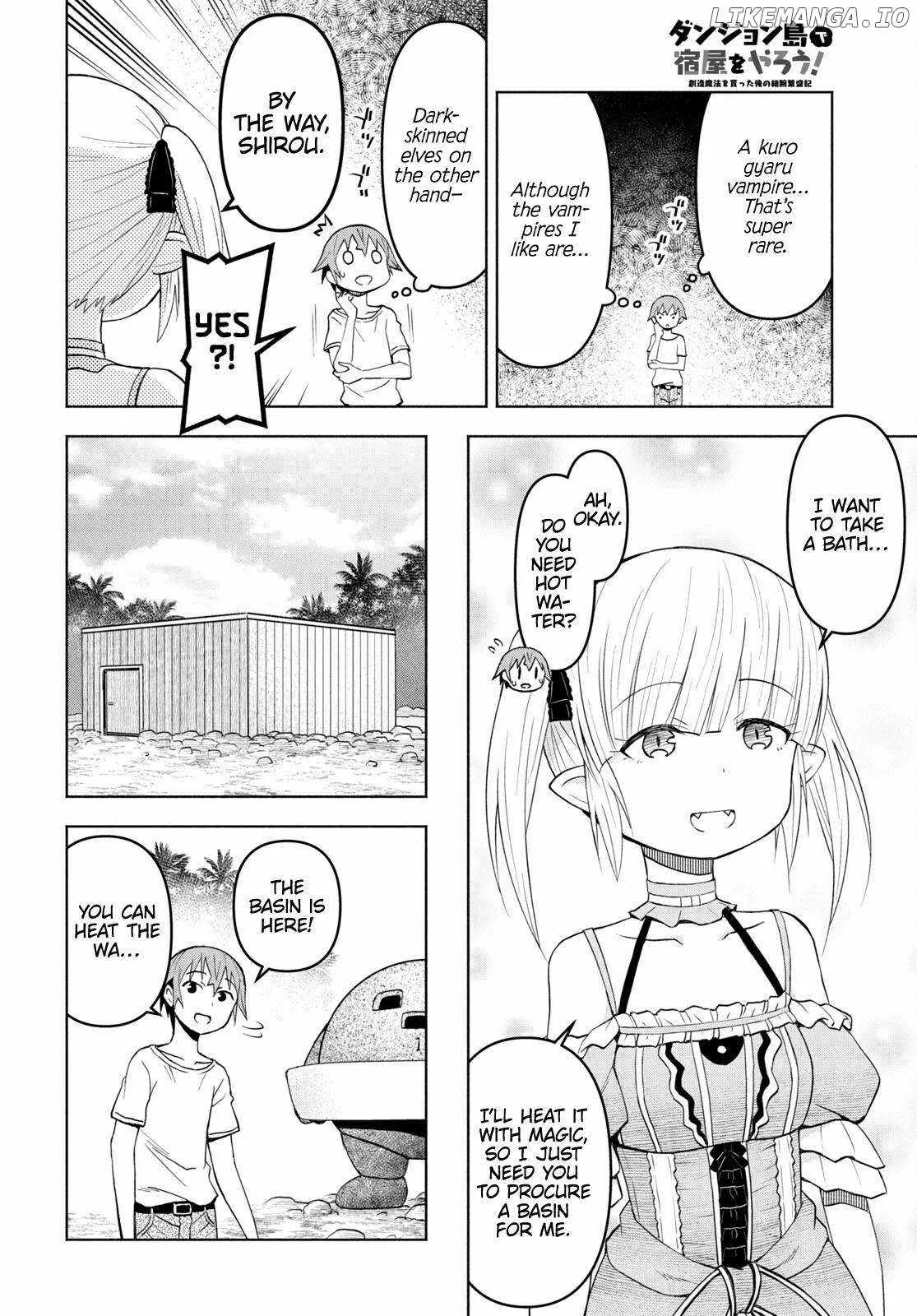 Dungeon Tou de Yadoya wo Yarou! Souzou Mahou wo Moratta Ore no Hosoude Hanjouki Chapter 35 page 4