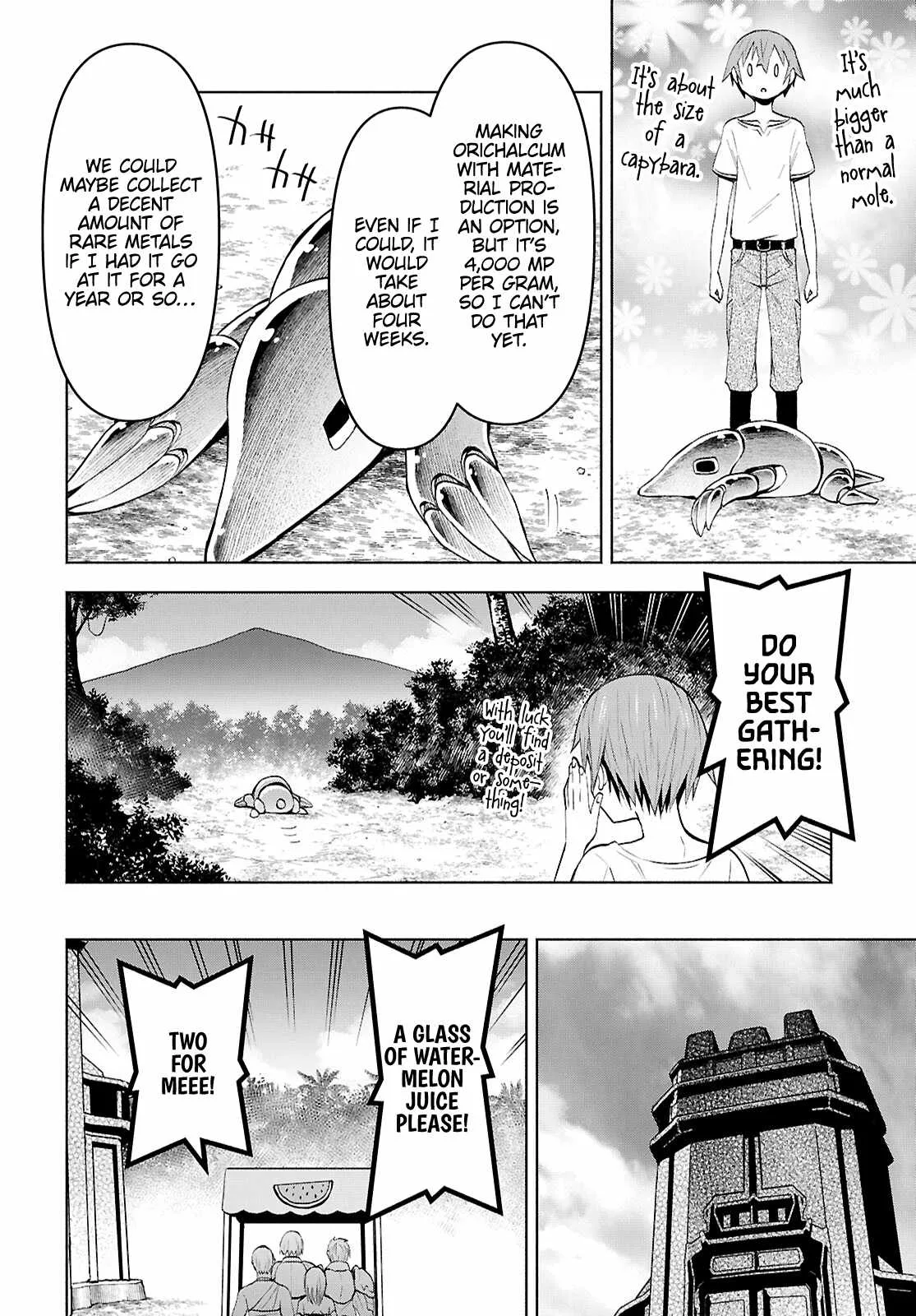 Dungeon Tou de Yadoya wo Yarou! Souzou Mahou wo Moratta Ore no Hosoude Hanjouki Chapter 47 page 4