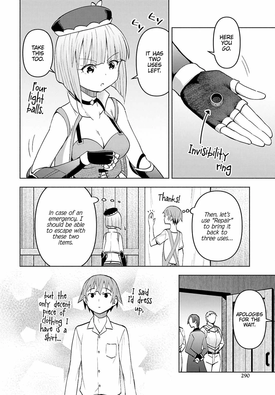 Dungeon Tou de Yadoya wo Yarou! Souzou Mahou wo Moratta Ore no Hosoude Hanjouki Chapter 47 page 20