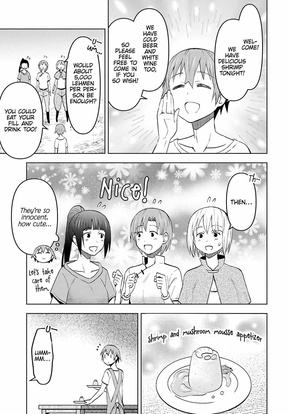 Dungeon Tou de Yadoya wo Yarou! Souzou Mahou wo Moratta Ore no Hosoude Hanjouki Chapter 47 page 9