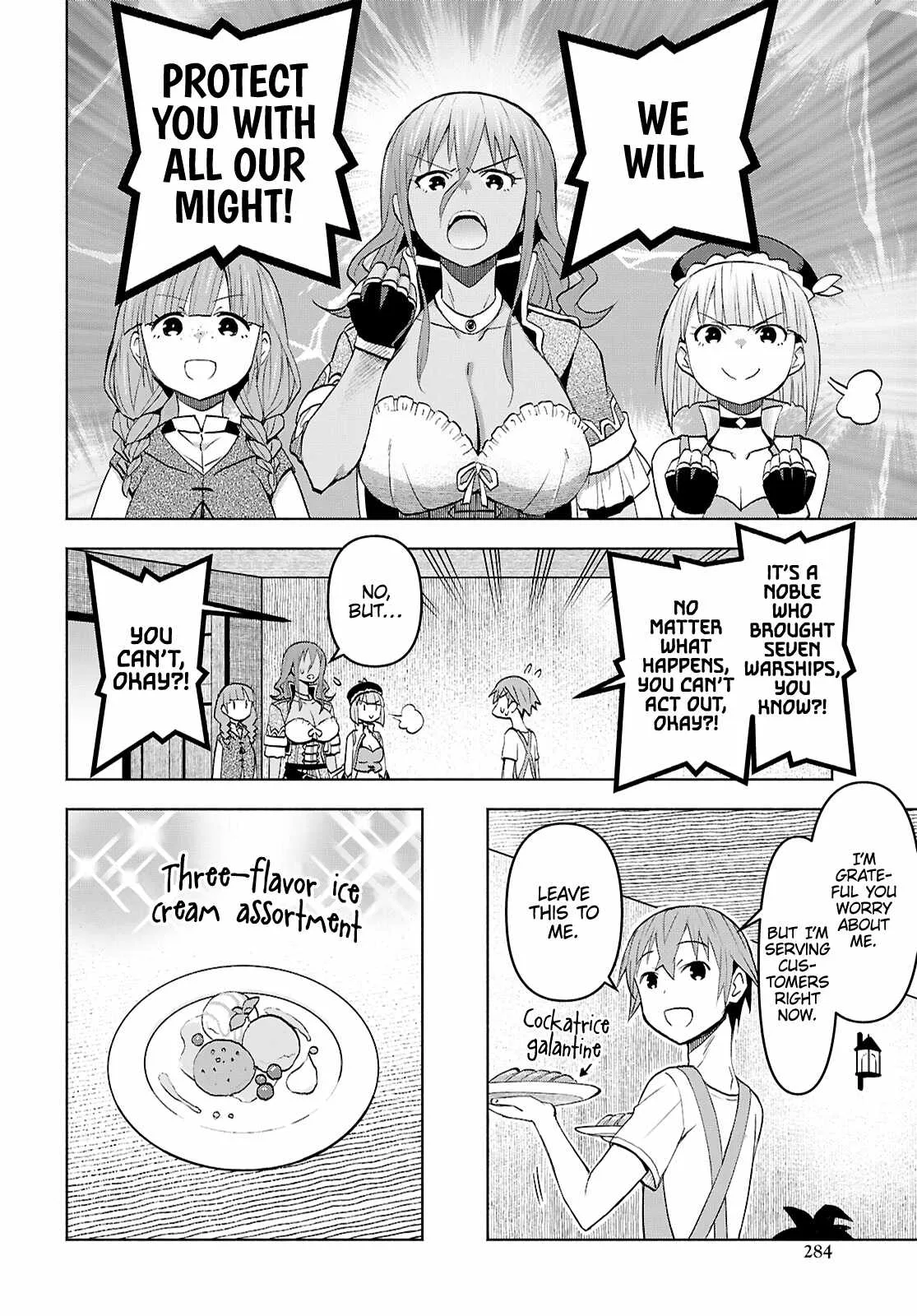 Dungeon Tou de Yadoya wo Yarou! Souzou Mahou wo Moratta Ore no Hosoude Hanjouki Chapter 47 page 14