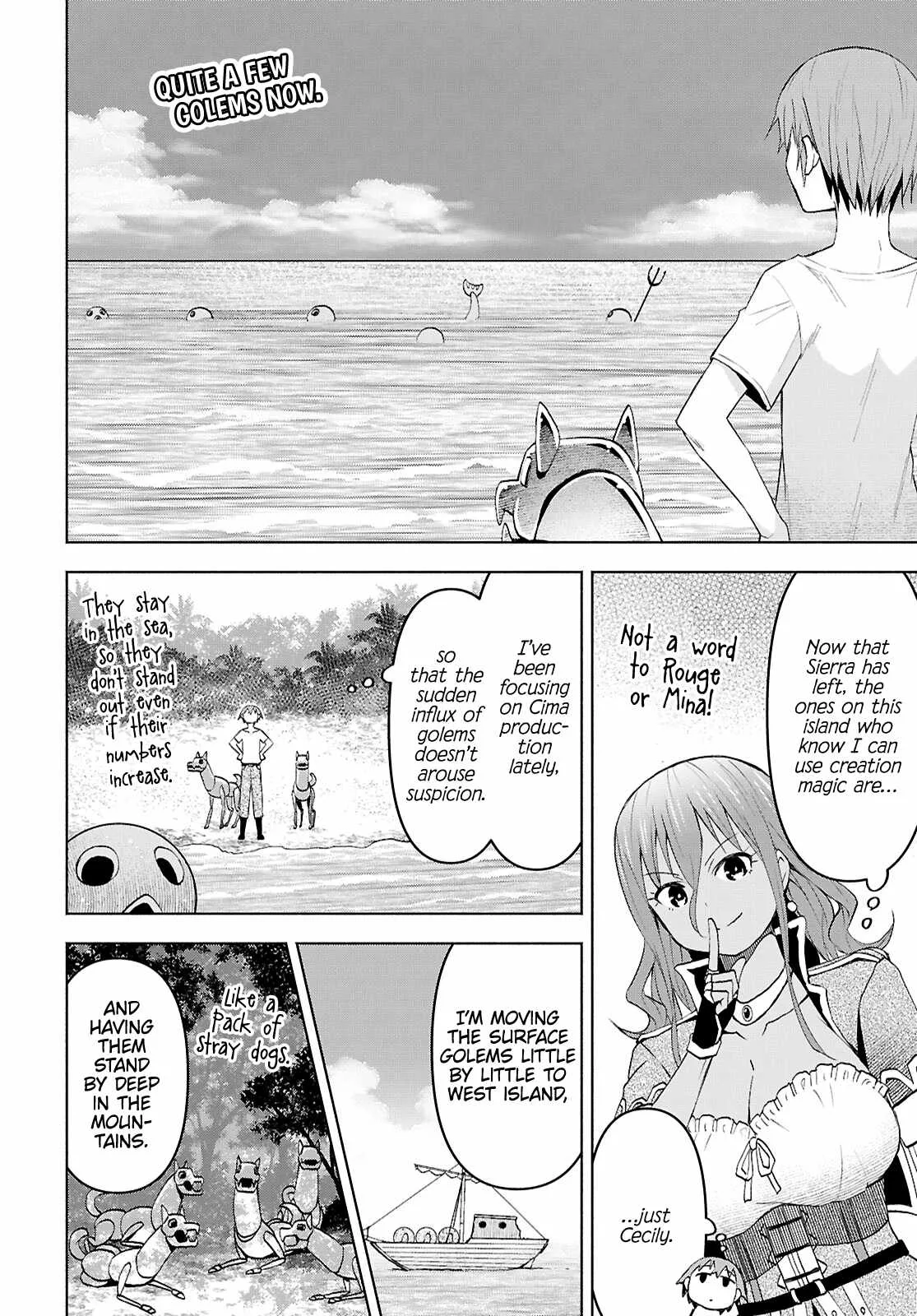 Dungeon Tou de Yadoya wo Yarou! Souzou Mahou wo Moratta Ore no Hosoude Hanjouki Chapter 47 page 2