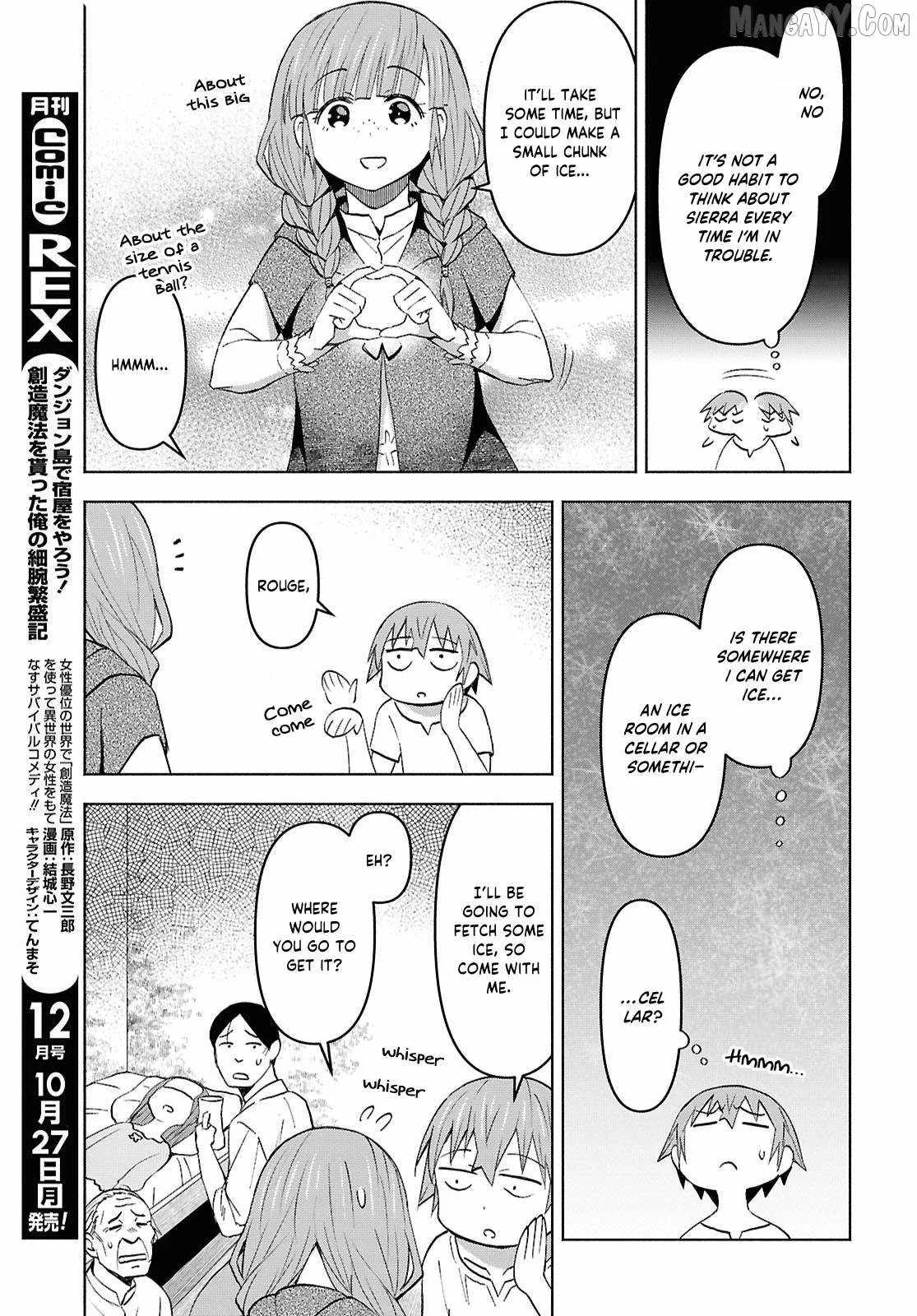 Dungeon Tou de Yadoya wo Yarou! Souzou Mahou wo Moratta Ore no Hosoude Hanjouki Chapter 53 page 27