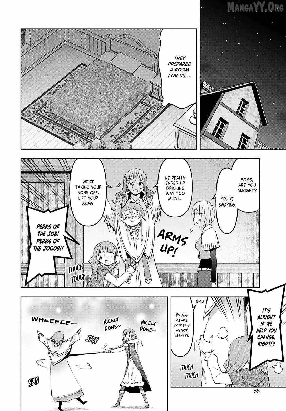 Dungeon Tou de Yadoya wo Yarou! Souzou Mahou wo Moratta Ore no Hosoude Hanjouki Chapter 58 page 25