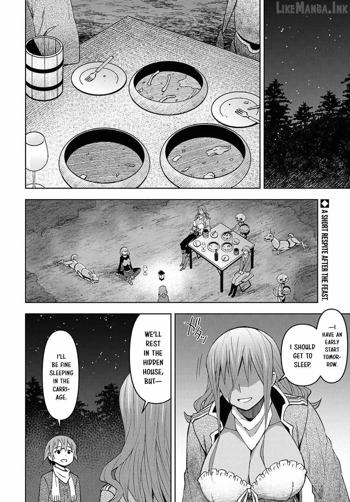 Dungeon Tou de Yadoya wo Yarou! Souzou Mahou wo Moratta Ore no Hosoude Hanjouki Chapter 61 page 3