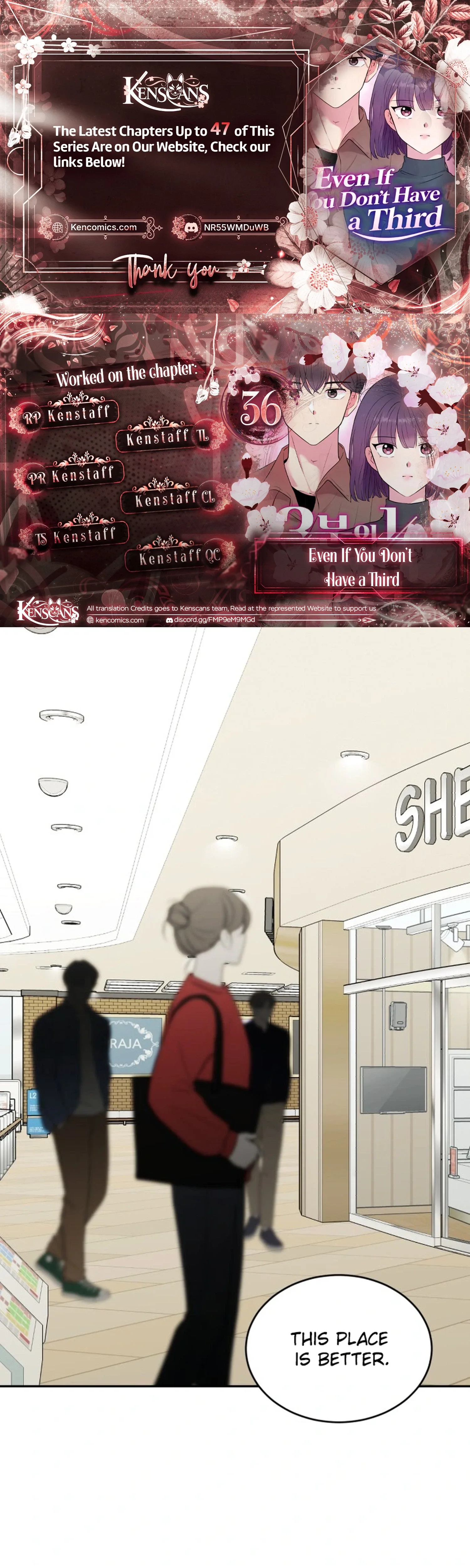 Even If You Don’t Have a Third Chapter 36 page 1