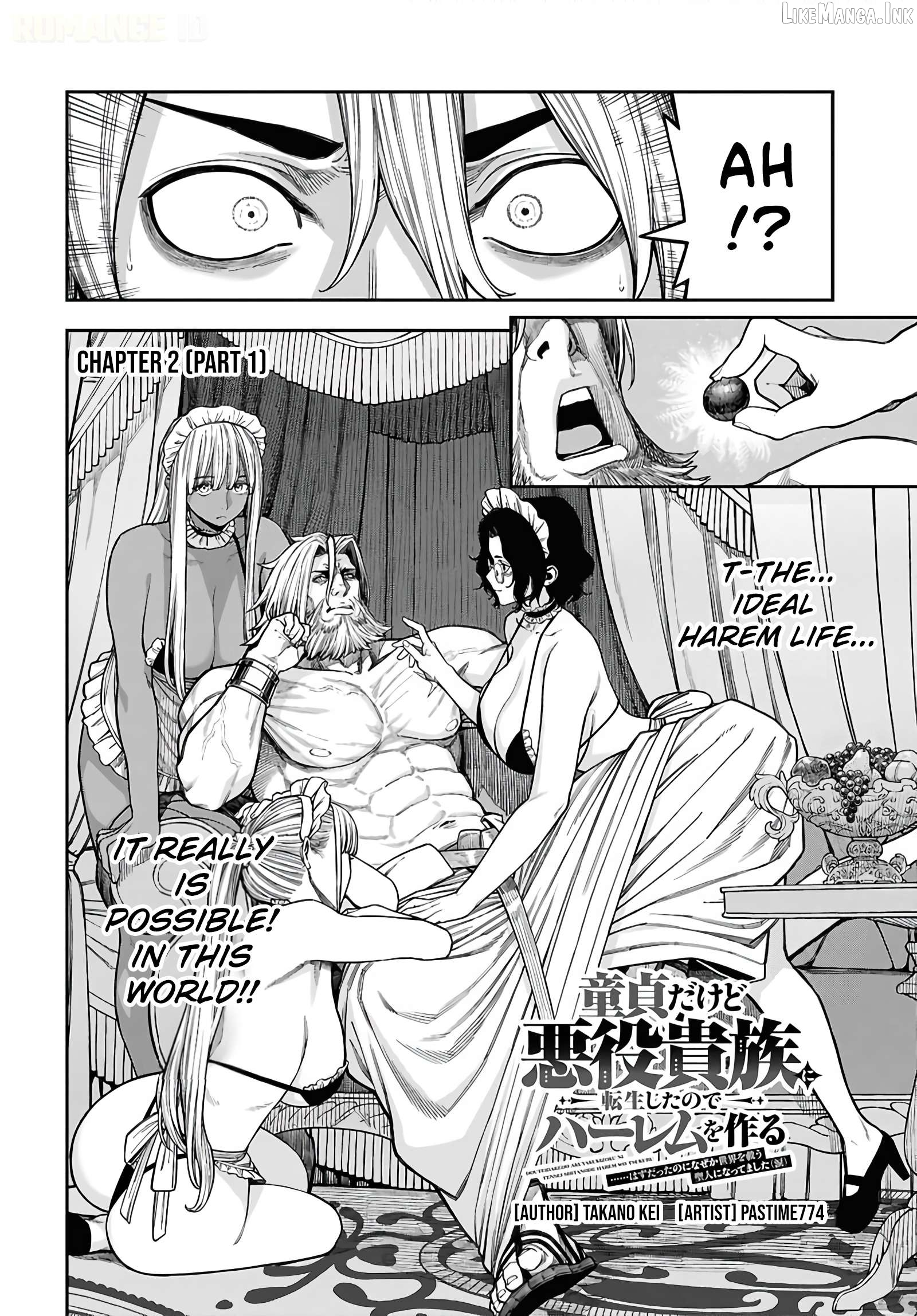 Even Though I Was a Virgin, I Reincarnated as a Villainous Noble, So I Was Supposed to Build a Harem... But Somehow I Ended Up Becoming a Saint Who Saved the World (Sob) Chapter 2.1 page 3