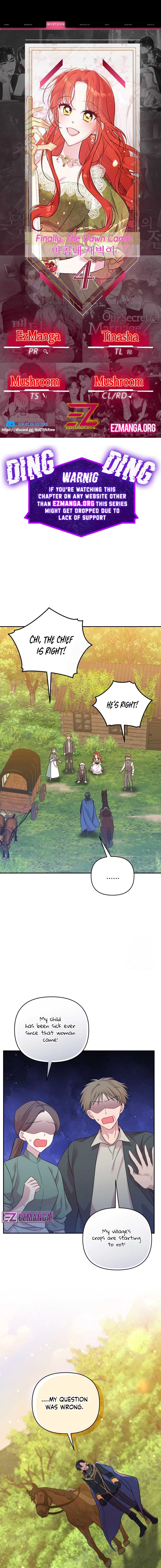 Finally, the Dawn Came Chapter 4 page 2