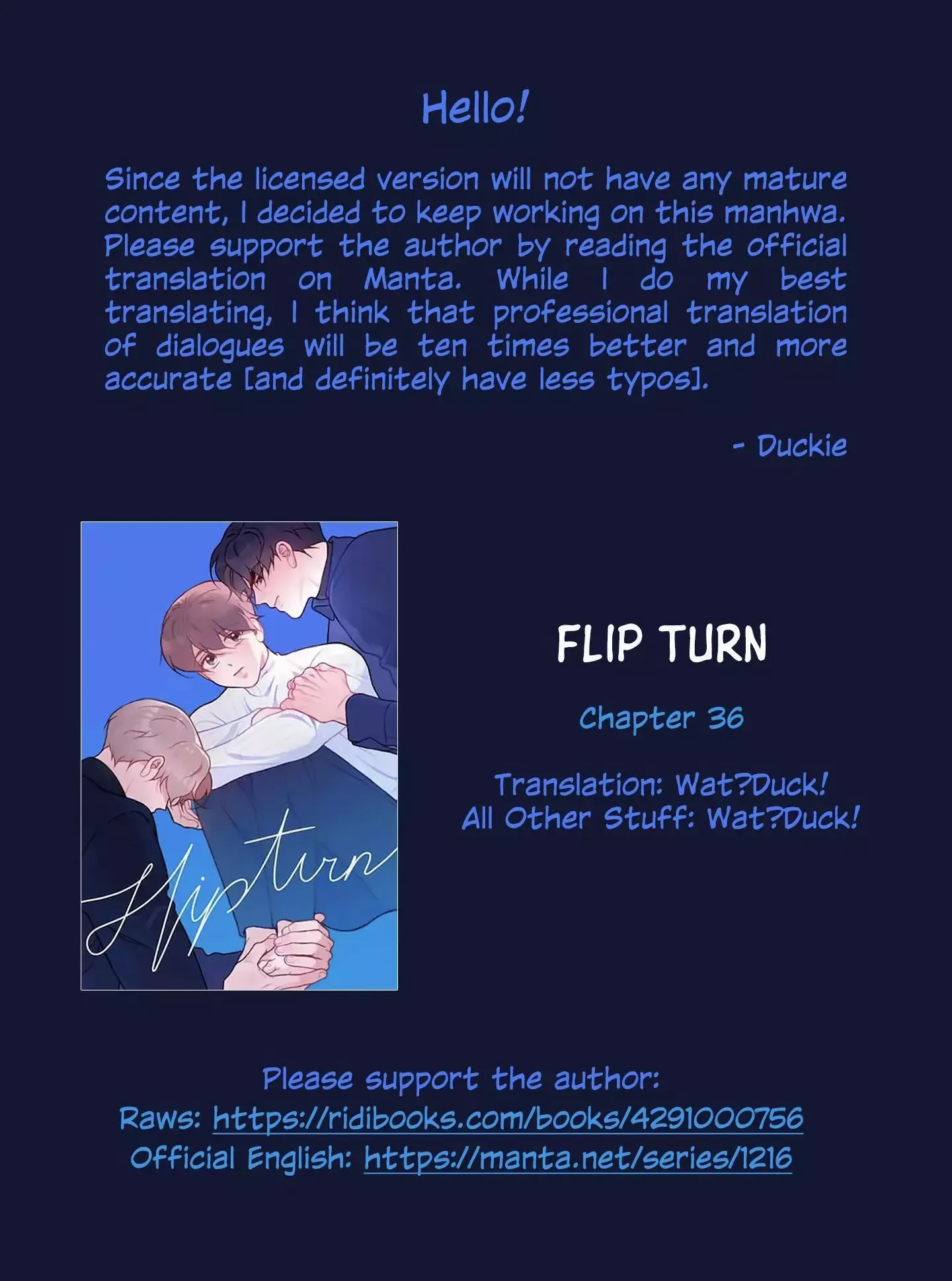 Flip Turn Chapter 36 page 1
