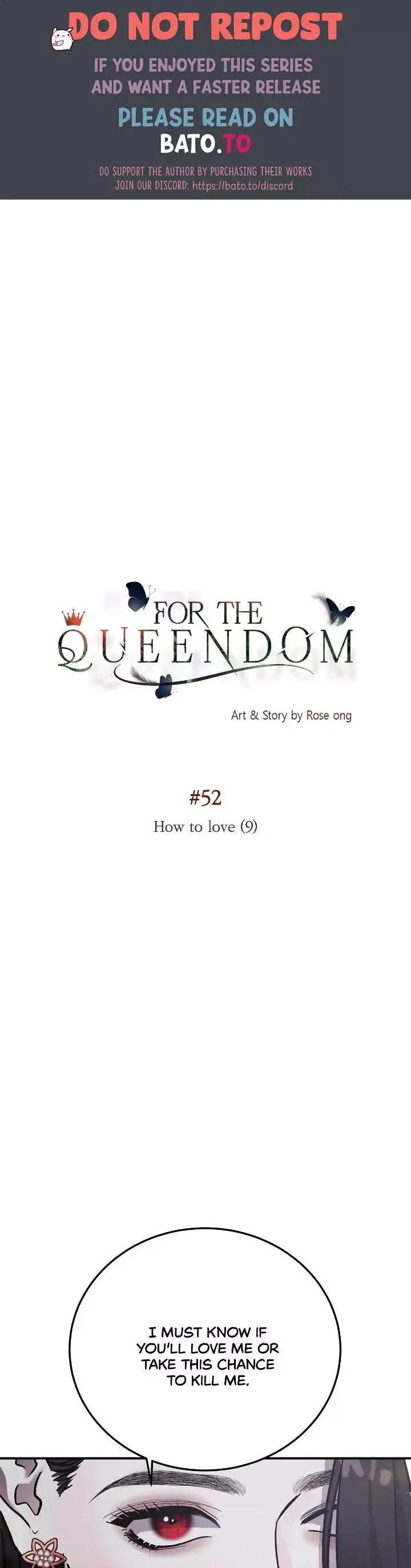 For the Queendom Chapter 52 page 1