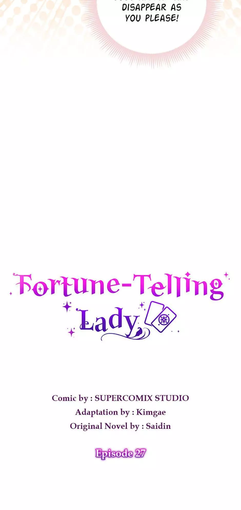 Fortune-Telling Lady Chapter 27 page 8