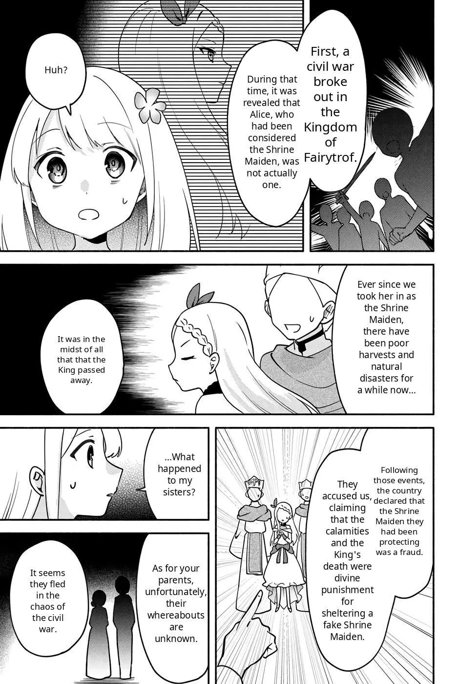 Futago no ane ga miko toshite hikitorarete, watashi wa suterareta kedo tabun watashi ga miko de aru Chapter 33 page 27